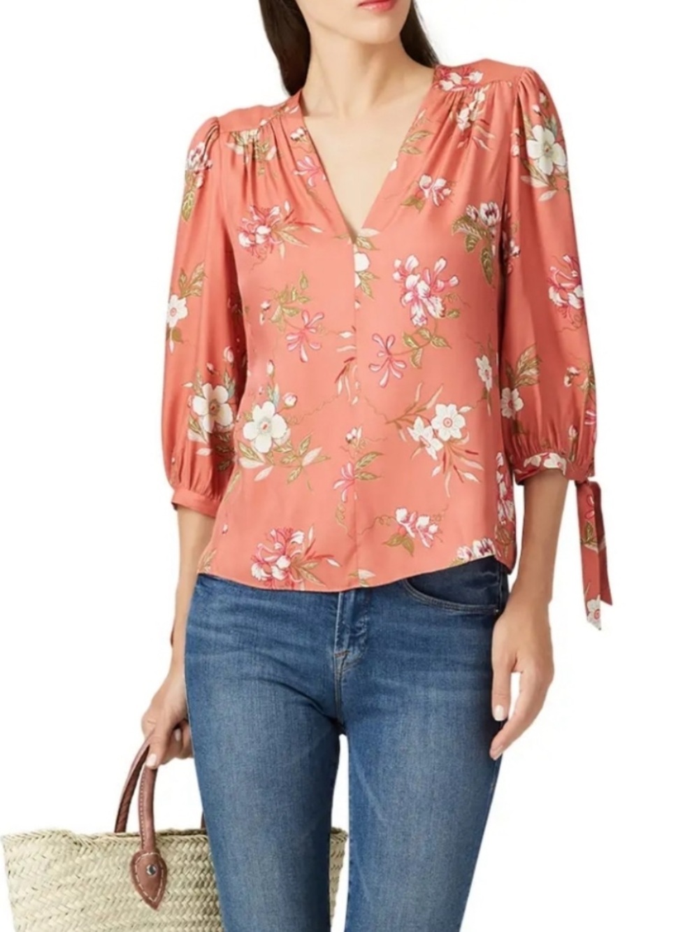 Rebecca Taylor Lita Floral Silk Top 4